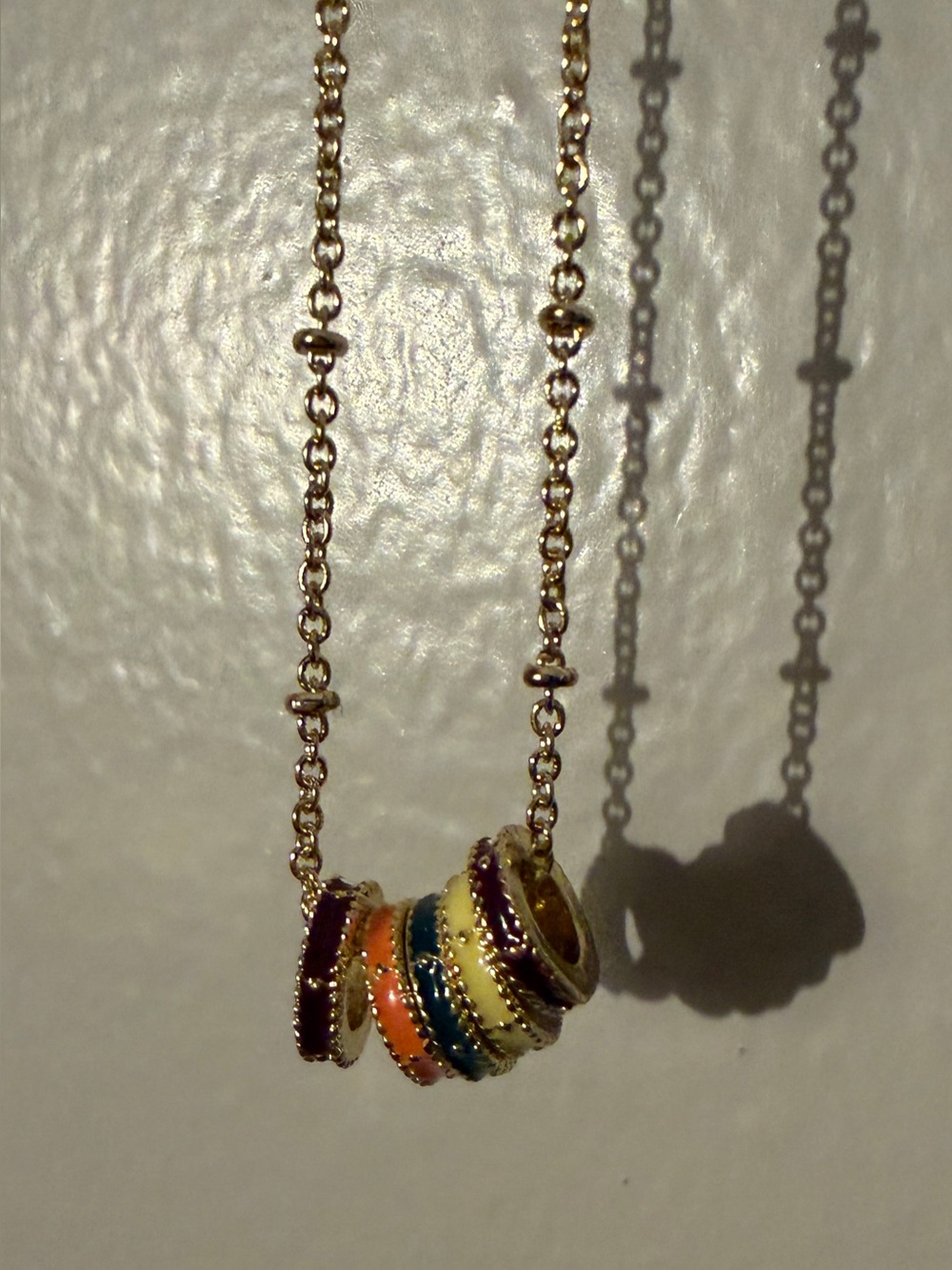 Multi colored necklace